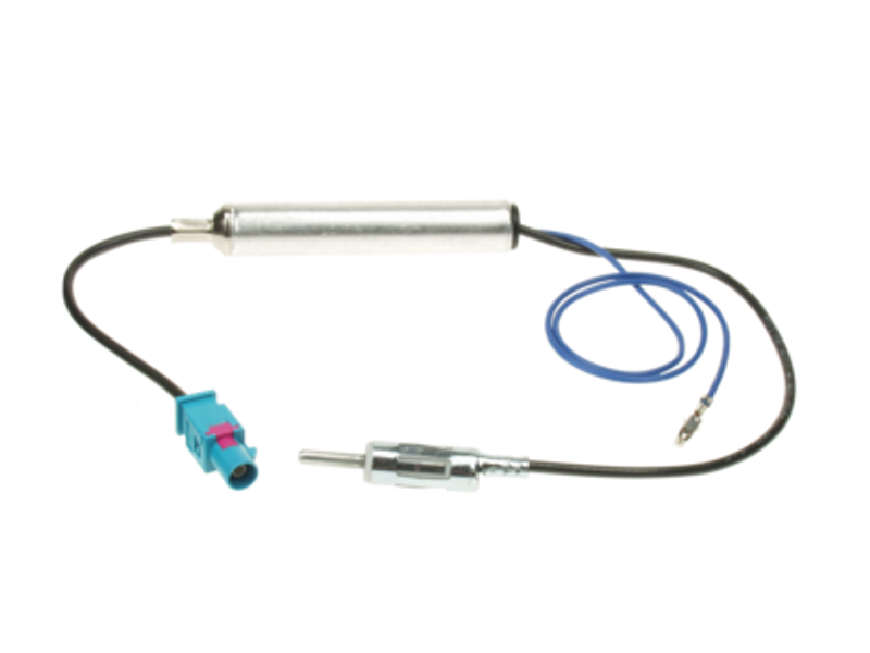 Antenna adapter Fakra(m)>DIN(m) 12V phantom power