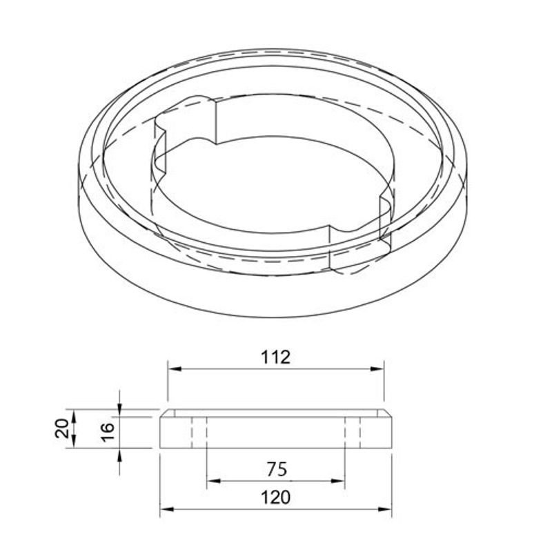 MDF ring diskanthorn