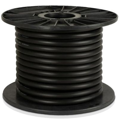 Skyllermarks gummiklädd 50mm svart OFC Full rulle 25m