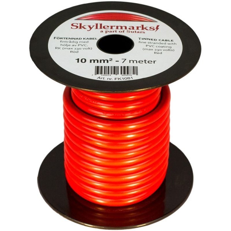 Skyllermarks FK1081 minirulle röd 7m/rulle