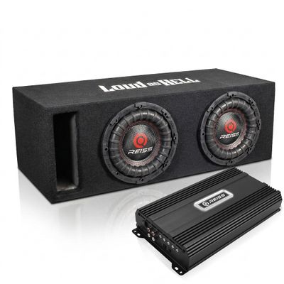 2x8" Baslåda Reiss RS-BQ8.D4 amp