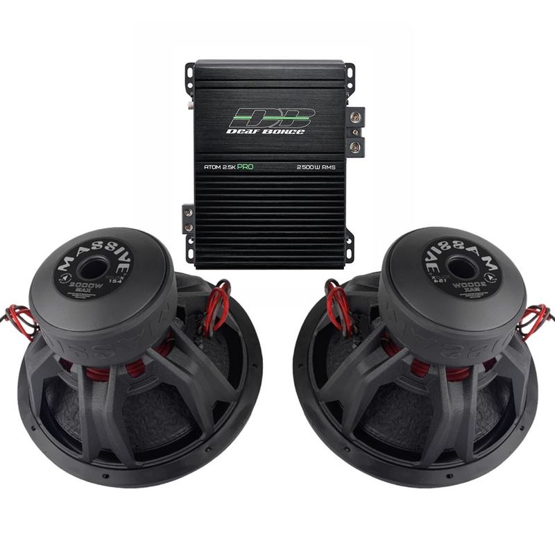 Massive Audio 2x15" KILOX ampkit