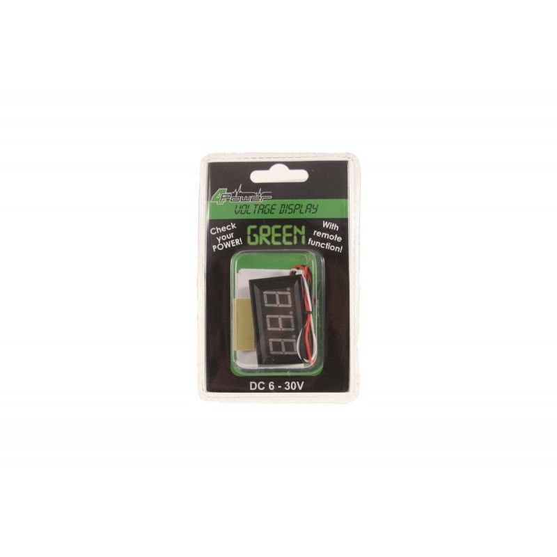 Voltmätare grön