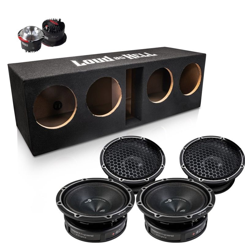 Vibe BDPRO 4x8" LOUD AS HELL planka slotport