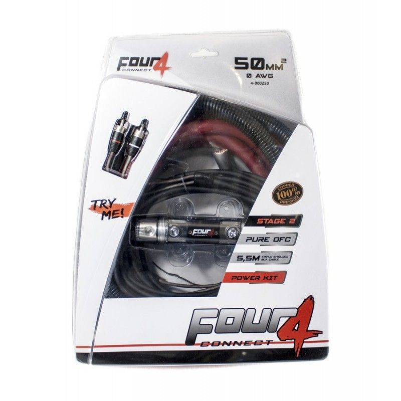 4CONNECT 50mm2 koppar kabelkit