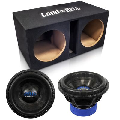 Hifonics ZEUS ZXT15 D2 2x15" LOUD AS HELL låda