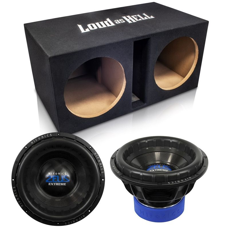 Hifonics ZEUS ZXT15 D2 2x15" LOUD AS HELL låda