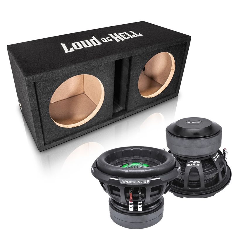 Apocalypse DB-3012D1R 2x12" LOUD AS HELL låda