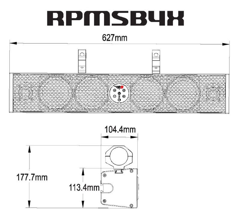 Cerwin Vega Soundbar RPMSB4X