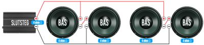 4 ohms element 4st