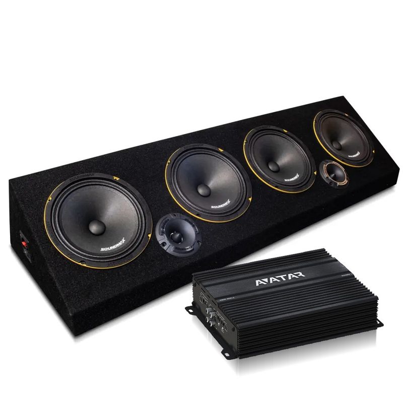Soundmax SX-M8XL LOUD AS HELL planka slope Ampkit V2