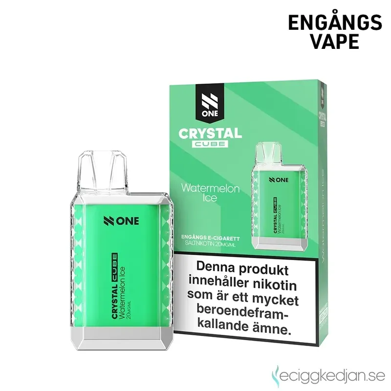 N One Crystal Cube | Watermelon Ice | Engångsvape