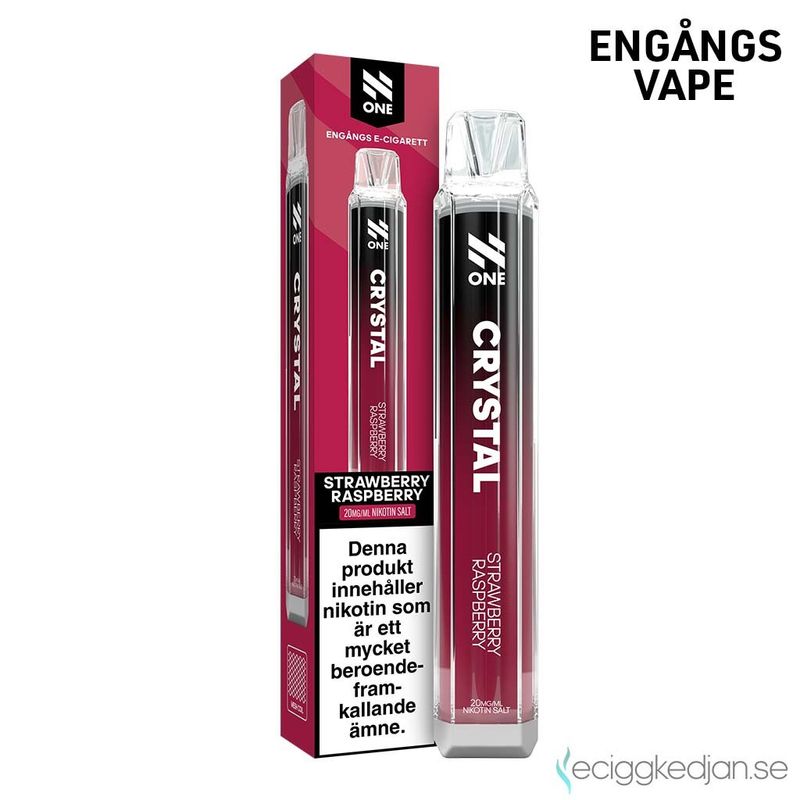 N One Crystal | Strawberry Raspberry | Engångsvape