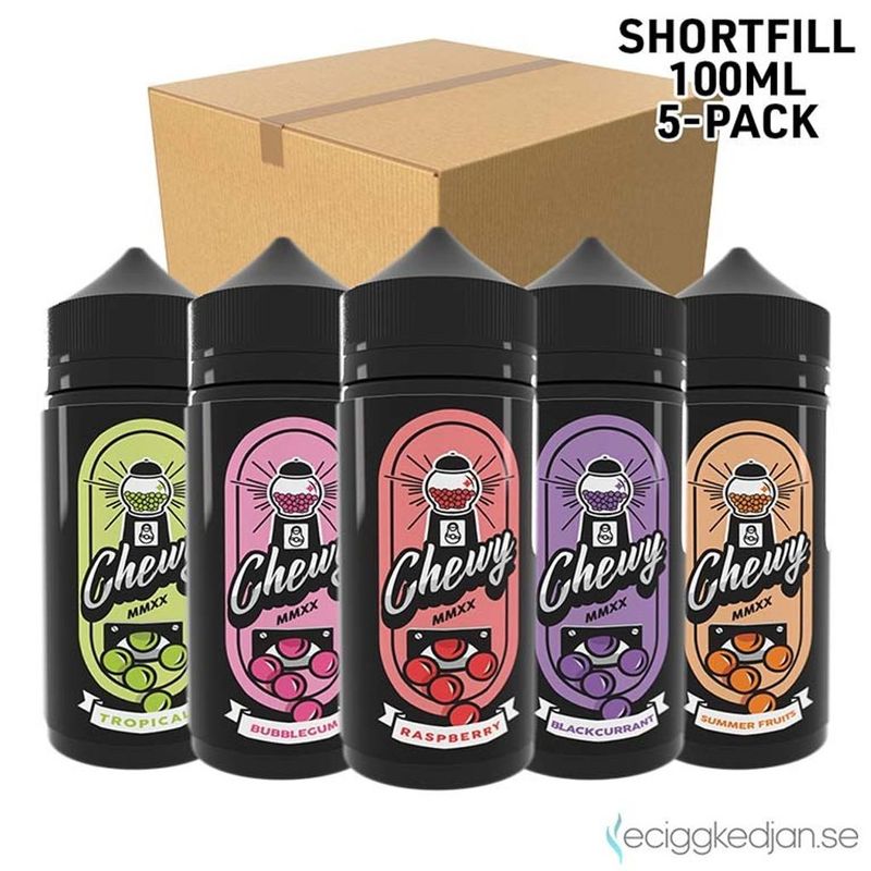 Chewy | Komplett Pack | 5st*Shortfill 100ml