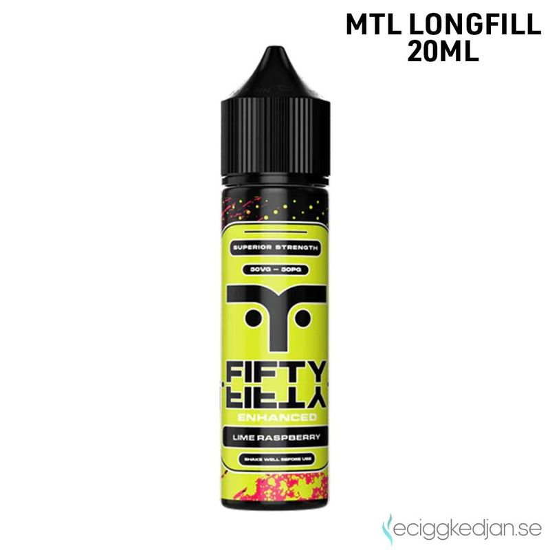 Fifty Fifty | Lime Raspberry | 20ml Longfill