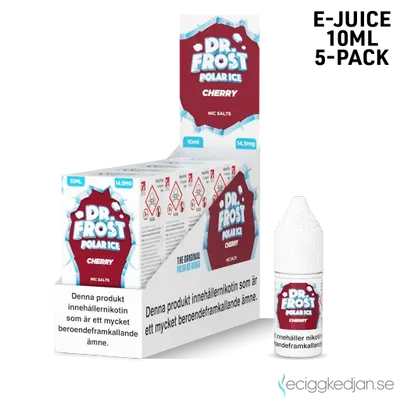 Dr Frost Polar Ice Nic Salt | Cherry | 10ml E-Juice | 14,5mg Saltnikotin | 5pack