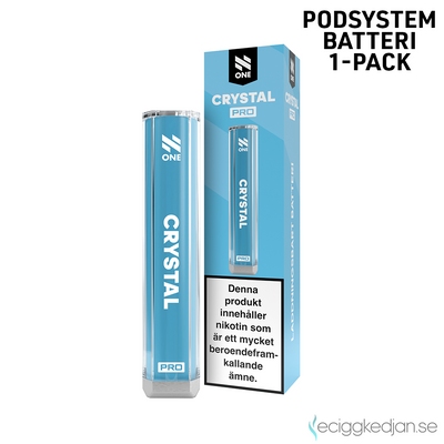 N One Crystal PRO | Blue | Batteri