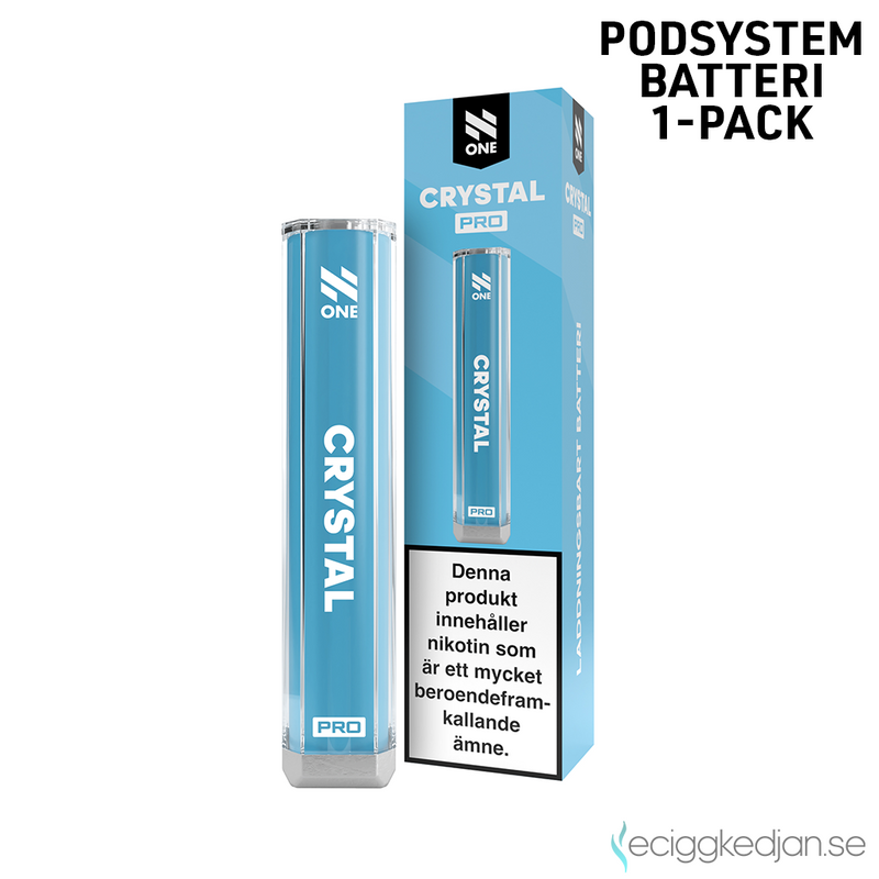 N One Crystal PRO | Blue | Batteri