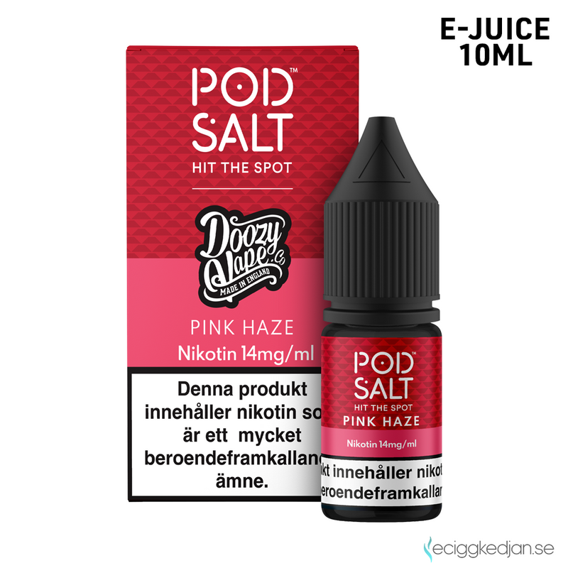 Pod Salt Fusion | Pink Haze | 10ml E-Juice | OBS!! Kort/Utgånget Datum