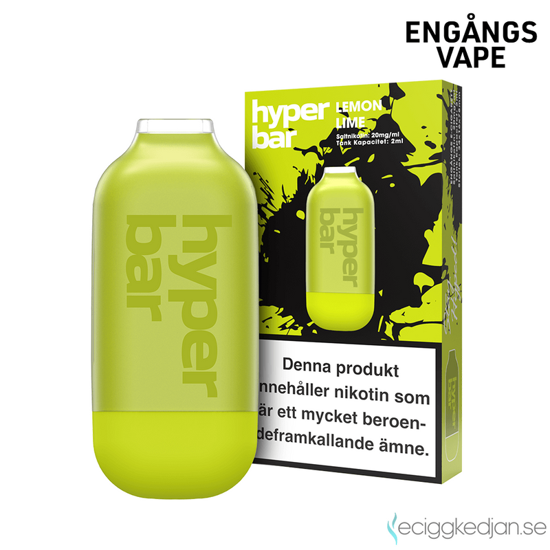 Hyper Bar | Lemon Lime | Engångsvape
