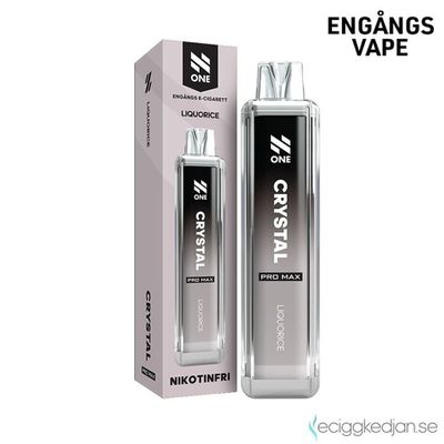 N One Crystal ZERO | Liquorice | Engångsvape