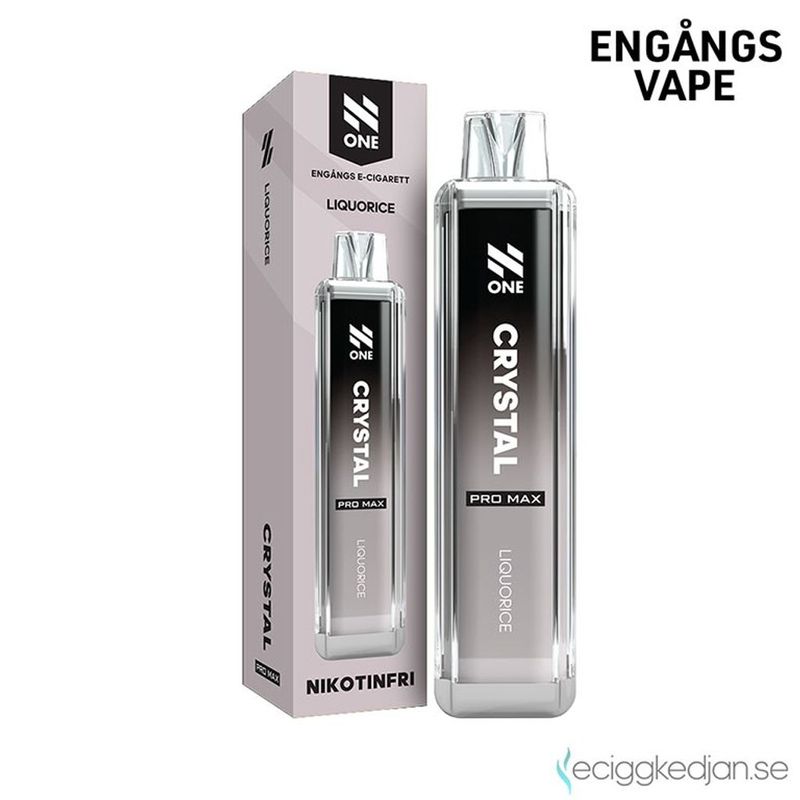 N One Crystal ZERO | Liquorice | Engångsvape