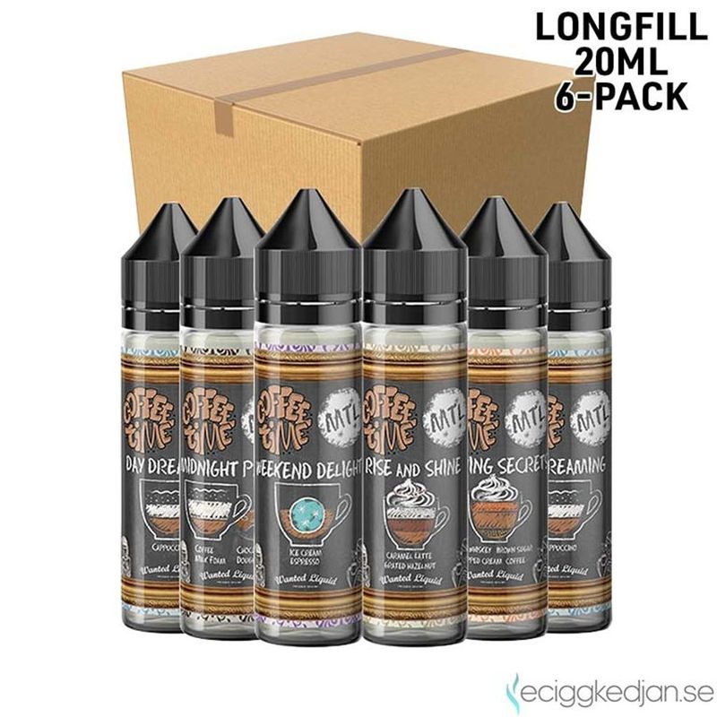 Coffee Time | Komplett Pack | 6st*Longfill 20ml