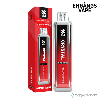 N One Crystal ZERO | Strawberry Ice | Engångsvape