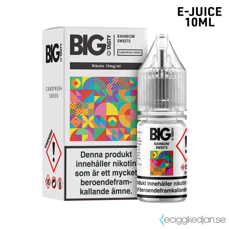 Big Tasty Candy | Rainbow Sweets | 10ml E-Juice