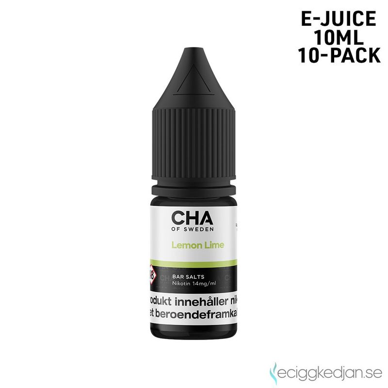 CHA of Sweden Fruit Edition | Lemon Lime | 10ml E-Juice | 10pack
