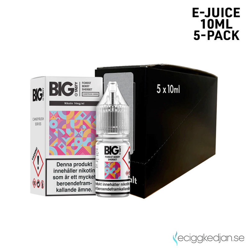 Big Tasty Candy | Forest Berry Sherbet | 10ml E-Juice | 5pack
