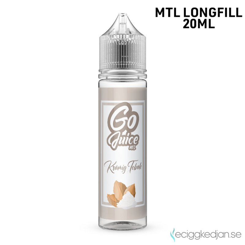 Go Juice | Krämig Tobak | 20ml Longfill