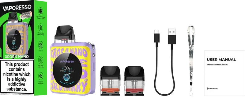 Vaporesso | XROS 4 Nano Kit | 3ml, 1350mAh