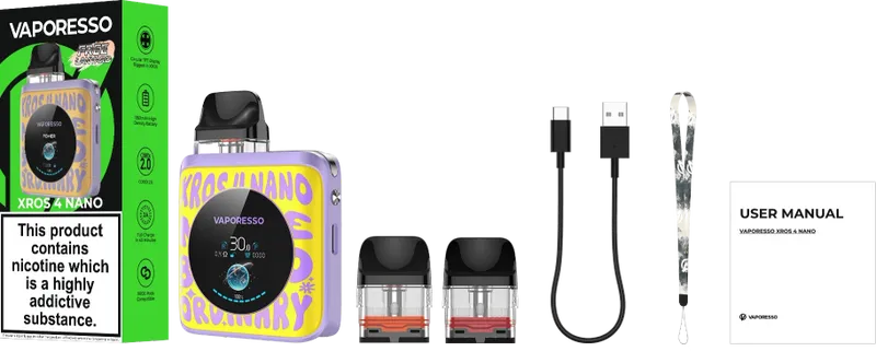 Vaporesso | XROS 4 Nano Kit | 3ml, 1350mAh