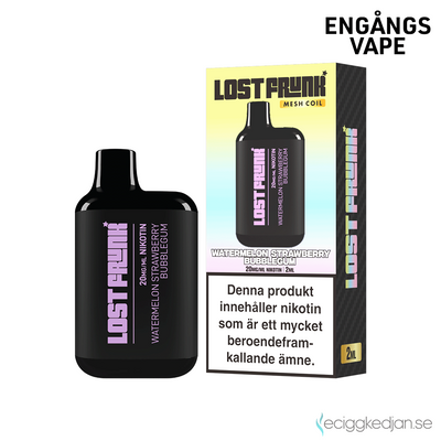 Lost Frunk | Watermelon Strawberry Bubblegum | Engångsvape | 20mg | OBS!! Kort Datum / Utgånget Datum