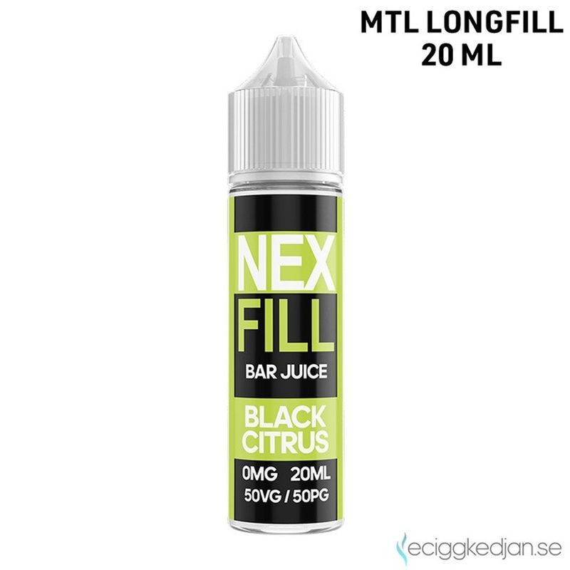 NEX FILL | Black Citrus | 20ml Longfill