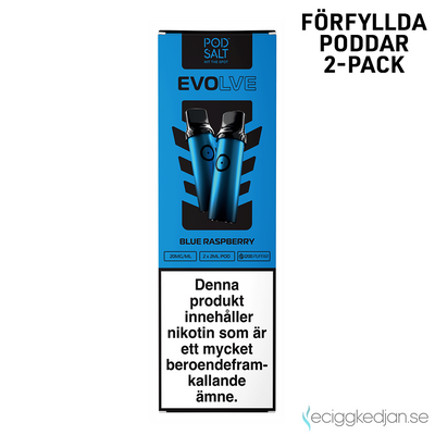 Pod Salt Evolve Pod | Blue Raspberry | Förfylld Pod | OBS! Utgånget Datum