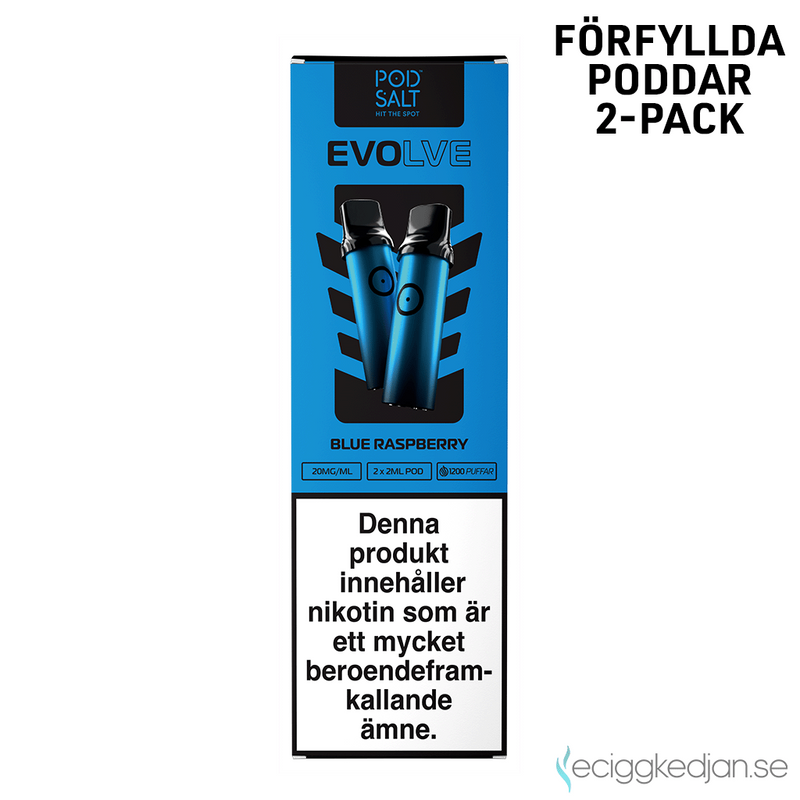 Pod Salt Evolve Pod | Blue Raspberry | Förfylld Pod | OBS! Utgånget Datum