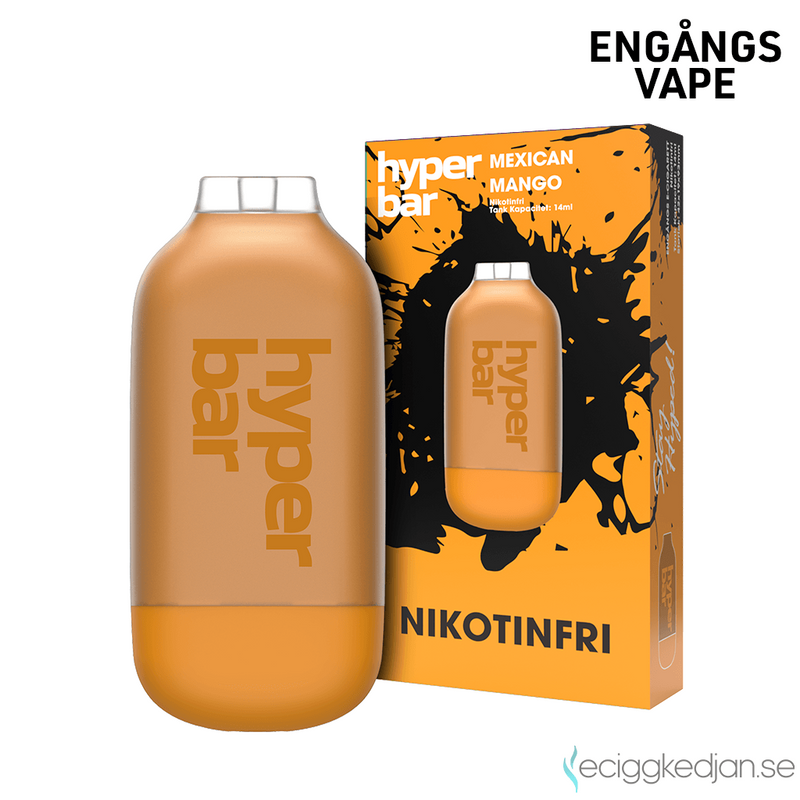 Hyper Bar ZERO | Mexican Mango | Engångsvape