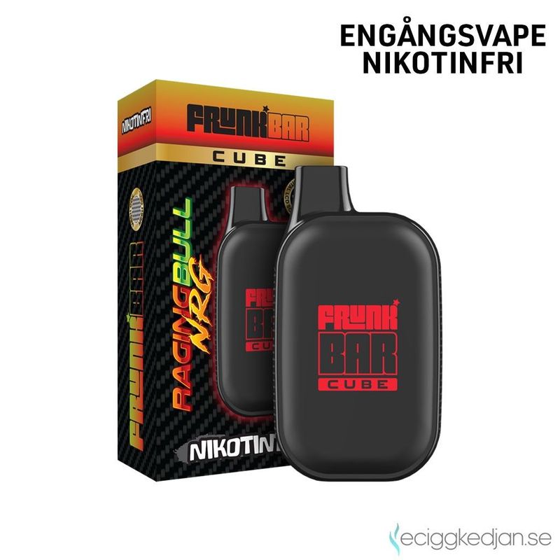 Frunk Bar Cube ZERO | Raging Bull NRG | Nikotinfri Engångsvape