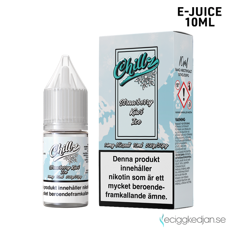 Chillz | Strawberry Kiwi Ice | 10ml E-Juice