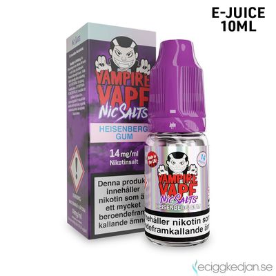 Vampire Vape | Heisenberg Gum | 10ml E-Juice