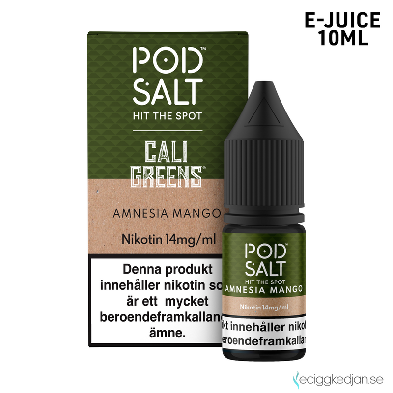 Pod Salt Fusion | Amnesia Mango | 10ml E-Juice | OBS!! Kort/Utgånget Datum