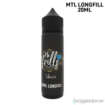 No Frills | Tobacco | 20ml Longfill