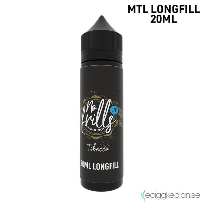 No Frills | Tobacco | 20ml Longfill
