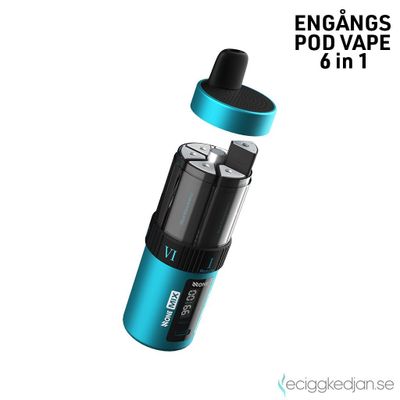 N ONE 6in1 Kit | Blue Raspberry  6*2ml | Engångsvape | 14mg | 1pack