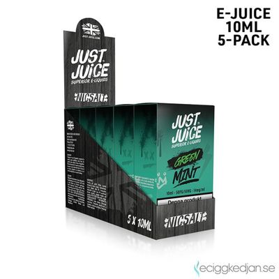 Just Juice Mint | Green Mint | 10ml E-Juice | 5pack