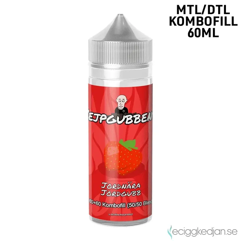 Vejpgubbens | Jordnära Jordgubb | 60ml Kombofill