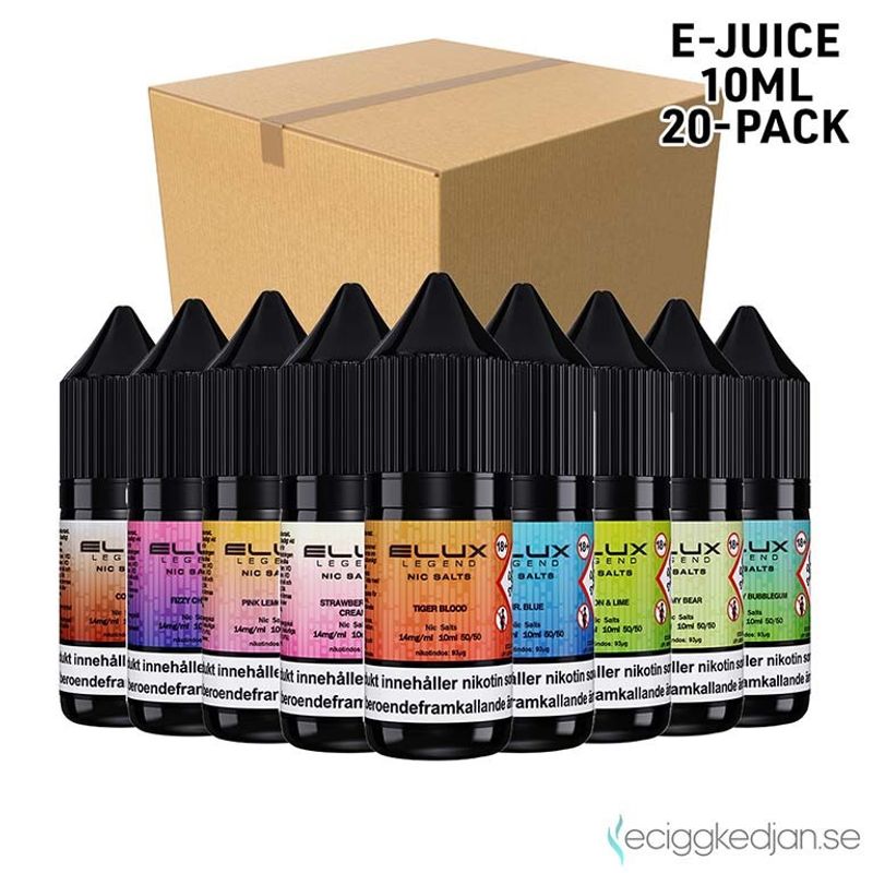 Elux Legends Salts 14mg Nikotinsalt | Komplett Pack | 20*1