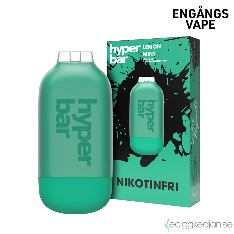 Hyper Bar ZERO | Lemon Mint | Engångsvape